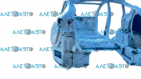 Quarter wing rear left Tesla Model Y 20- on the body, insert side member, white PPSW