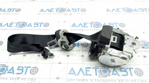 Seat belt rear left Nissan Rogue 21-23 black JP built