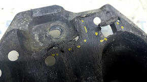 Front bumper protection Toyota Prius V 12-17 broken mount, tears, abrasions