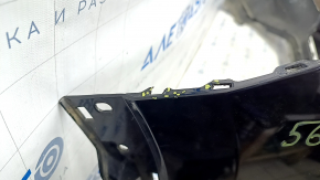 Bare front bumper Nissan Rogue 21-23 without parking sensors JP built, broken fasteners, scratches, crack