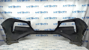 Bare front bumper Nissan Rogue 21-23 without parking sensors JP built, broken fasteners, scratches, crack