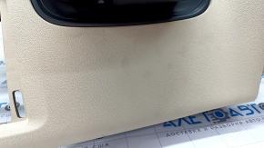 Torpedo front panel with AIRBAG BMW X3 G01 18-21 black and beige, without projection, for cleaning, crack in the overlay