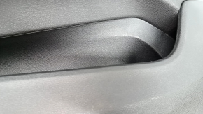 Door trim card rear left BMW X1 F48 16-22 leather black, black insert, backlight, scratches