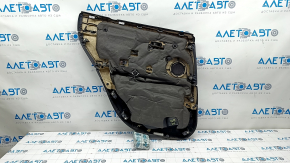 Door trim card rear right BMW X1 F48 16-22 leather black, black insert, backlight