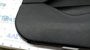 Door trim card front right BMW X1 F48 16-22 leather black, black insert, backlight, scratches