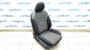 Passenger seat Nissan Rogue 21-22 without airbag, mechanical, cloth black-gray JP built, for cleaning