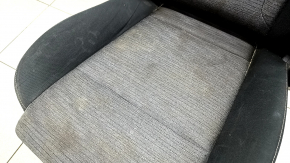 Passenger seat Nissan Rogue 21-22 without airbag, mechanical, cloth black-gray JP built, for cleaning