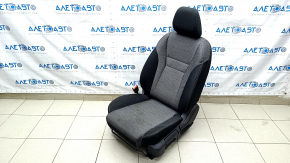 Driver's seat Nissan Rogue 21-22 without airbag, mechanical, cloth black-gray JP built, for cleaning