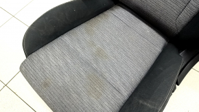 Driver's seat Nissan Rogue 21-22 without airbag, mechanical, cloth black-gray JP built, for cleaning