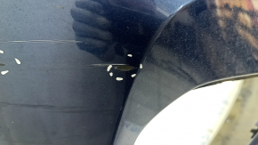 Bare front bumper BMW X3 G01 18-21 without parking sensors, without camera, blue C1M, scratches