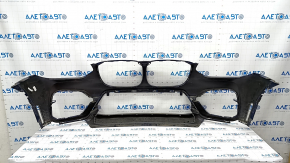 Bare front bumper BMW X3 G01 18-21 without parking sensors, without camera, blue C1M, scratches