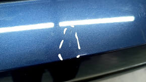 Bare rear bumper BMW X3 G01 18-21 X-Line without parking sensors, without towbar, blue C1M, scratches