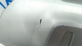 Lower trim of rear bumper BMW X3 G01 18-21 gray, without towbar, broken fastening, scratches