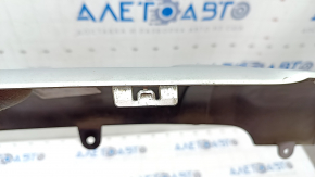 Lower trim of rear bumper BMW X3 G01 18-21 gray, without towbar, broken fastening, scratches