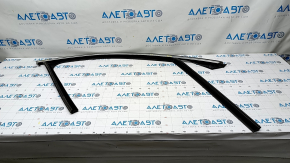 Upper door molding front right BMW X1 F48 16-22 chrome with glass seal