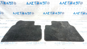 Set of floor mats for Nissan Rogue 21-23 cloth, black, for cleaning