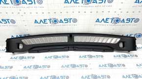 BMW X3 G01 18-21 black trunk opening trim, chrome inserts, scratches on chrome, bump