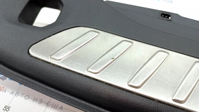 BMW X3 G01 18-21 black trunk opening trim, chrome inserts, scratches on chrome, bump