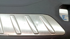 BMW X3 G01 18-21 black trunk opening trim, chrome inserts, scratches on chrome, bump