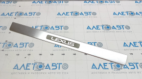 Outer door sill trim front right Lexus GS300 GS350 GS430 GS450h 06-11 chrome, worn