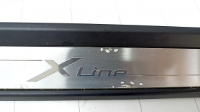 Door sill outer front left BMW X3 G01 18-21 chrome, X-LINE, corrosion