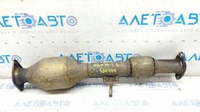 The exhaust route, the middle part with the catalyst Toyota Highlander 14-16 3.5, is crushed, the studs are sawed off