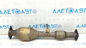The exhaust route, the middle part with the catalyst Toyota Highlander 14-16 3.5, is crushed, the studs are sawed off