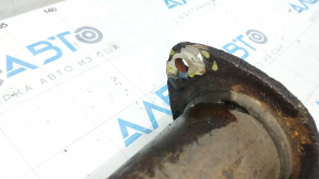 The exhaust route, the middle part with the catalyst Toyota Highlander 14-16 3.5, is crushed, the studs are sawed off