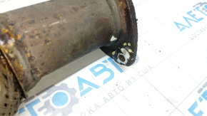 The exhaust route, the middle part with the catalyst Toyota Highlander 14-16 3.5, is crushed, the studs are sawed off