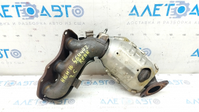 Exhaust manifold rear with catalytic converter Toyota Highlander 14-16 3.5