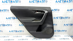 Door trim card rear left Toyota Rav4 19- leather black, scratches
