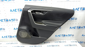 Door trim card rear right Toyota Rav4 19- leather black, scratches