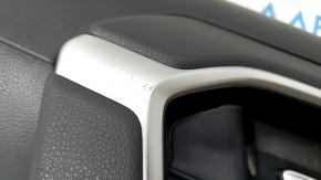 Door trim card rear right Toyota Rav4 19- leather black, scratches
