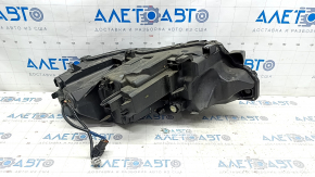 Headlight front left complete Nissan Rogue 21-23 LED S JP built, cracks in housing, sand