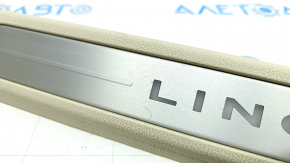 Door sill trim front right Lincoln MKC 15 - beige with backlight, worn
