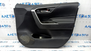 Door trim card front right Toyota Rav4 19- leather black, scratches