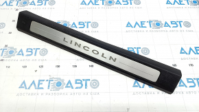 Door sill trim front left Lincoln MKC 15- black with backlight, worn