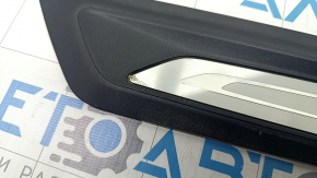Door sill outer front left BMW X1 F48 16-22 black with chrome molding X-line, Sport-line, peeling chrome
