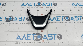 Steering wheel trim BMW X1 F48 16-22 lower part, black with chrome