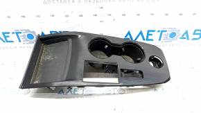 Center console cup holder trim Nissan Rogue 21-23 AWD JP built, gloss black