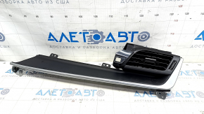 Right dashboard air duct deflector Nissan Rogue 21-23 with overlay