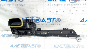 Right dashboard air duct deflector Nissan Rogue 21-23 with overlay