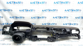 Torpedo front panel with AIRBAG Nissan Rogue 21-23 brown JP built