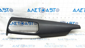 Front panel trim right Nissan Rogue 21-23 leather, black