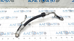 Air conditioner tube compressor-heater third Audi A4 B9 17- 2.0T short r1234yf