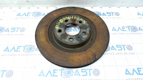 Rear left brake disc Audi A4 B9 17-330/22mm ventilated, rusty