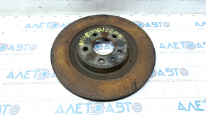 Rear right brake disc Audi A4 B9 17-330/22mm ventilated, rusty
