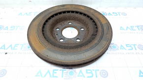 Rear right brake disc Audi A4 B9 17-330/22mm ventilated, rusty