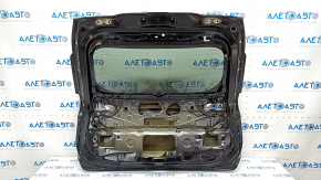 Naked trunk door with glass Toyota Rav4 19- under electric drive, black 218, spoiler mount torn off