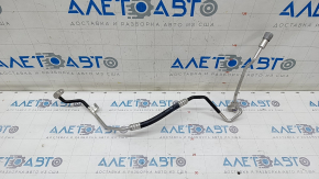 Air conditioner tube compressor-heater third Audi A4 B9 17- 2.0T long r1234yf